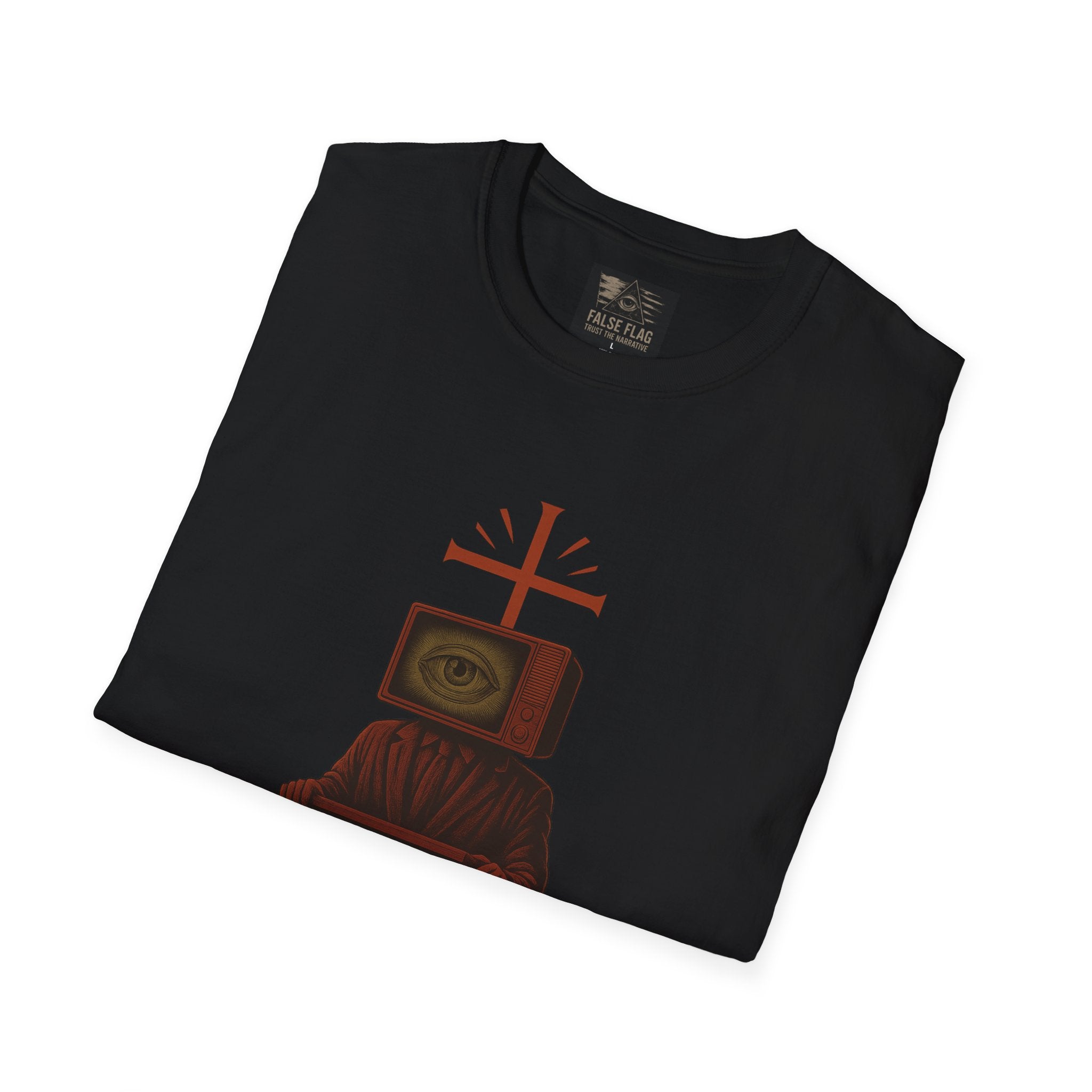 “Broadcast Salvation” Tee – The Faithful Tune In | False Flag Apparel