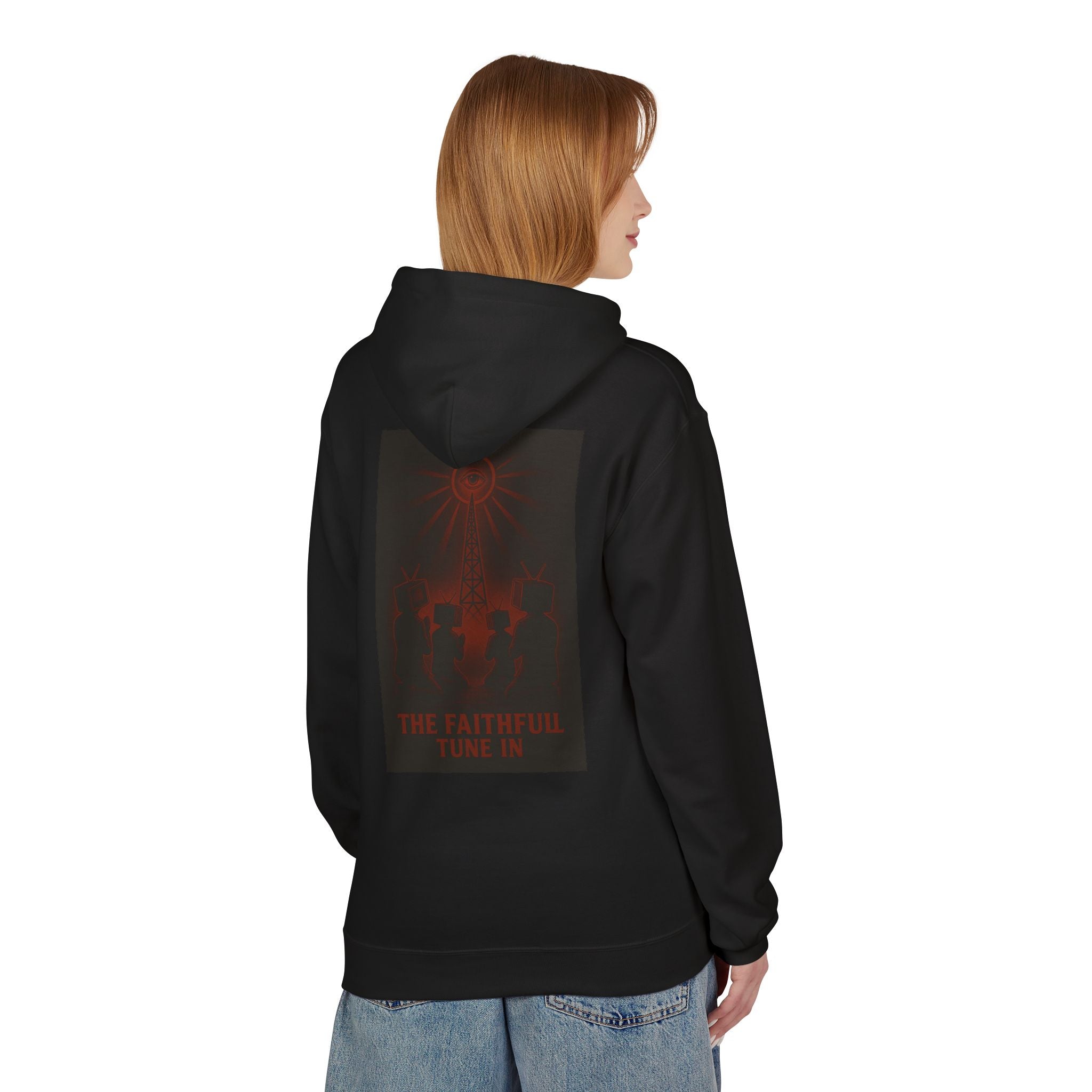 “Broadcast Salvation" Hoodie – The Faithful Tune In | False Flag Apparel