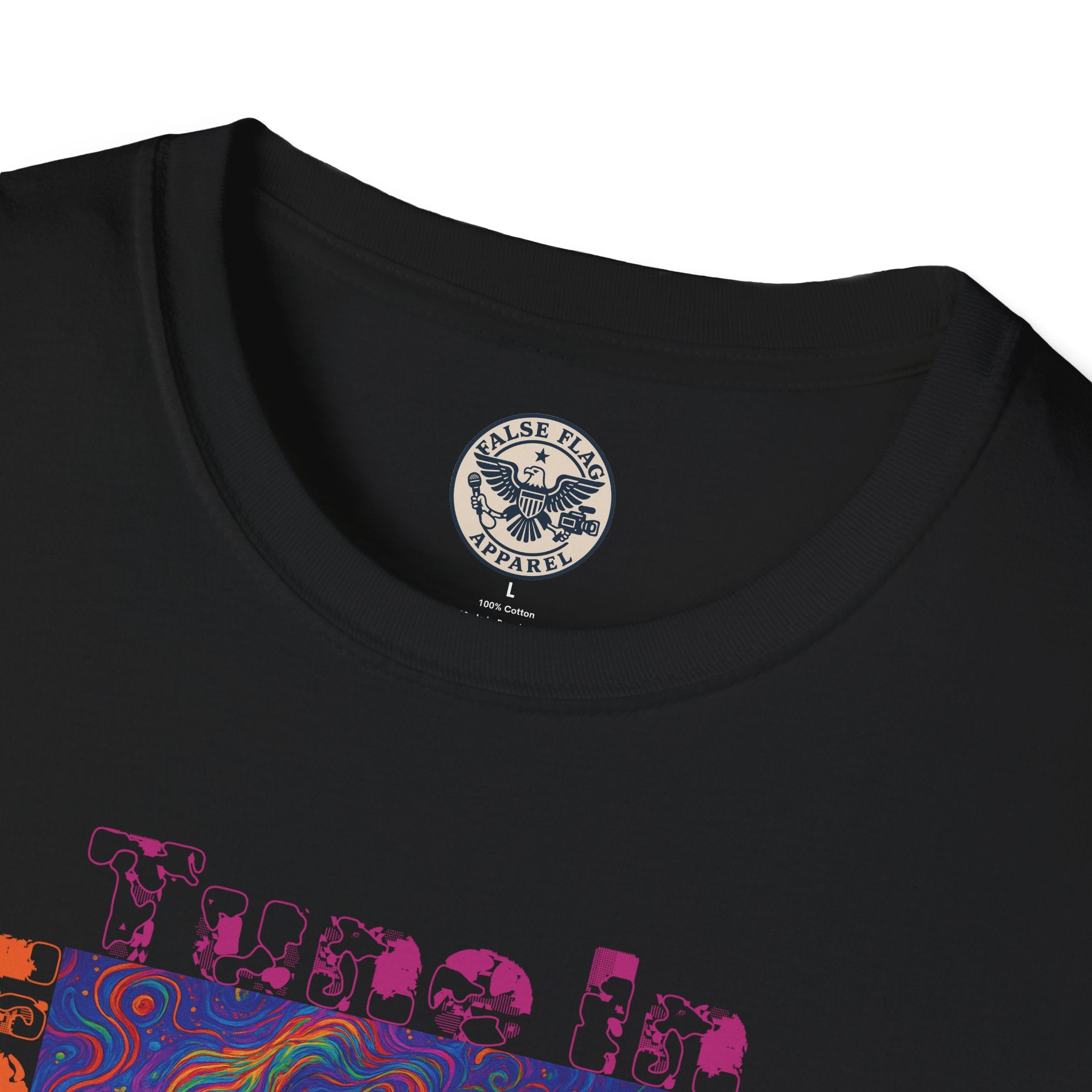 Neural Transmission Tee – Turn On. Tune In. Drop Out. | False Flag Apparel