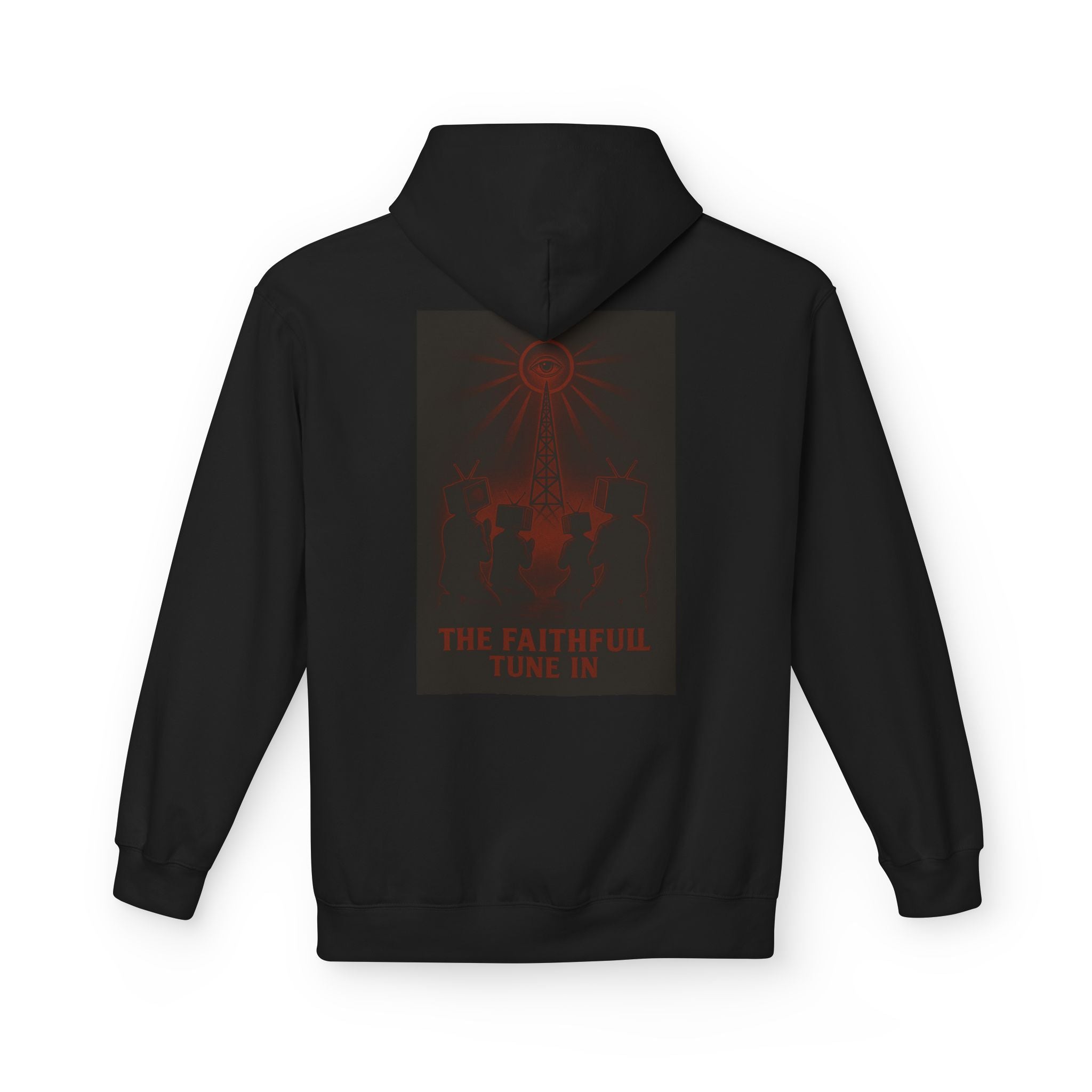 “Broadcast Salvation" Hoodie – The Faithful Tune In | False Flag Apparel